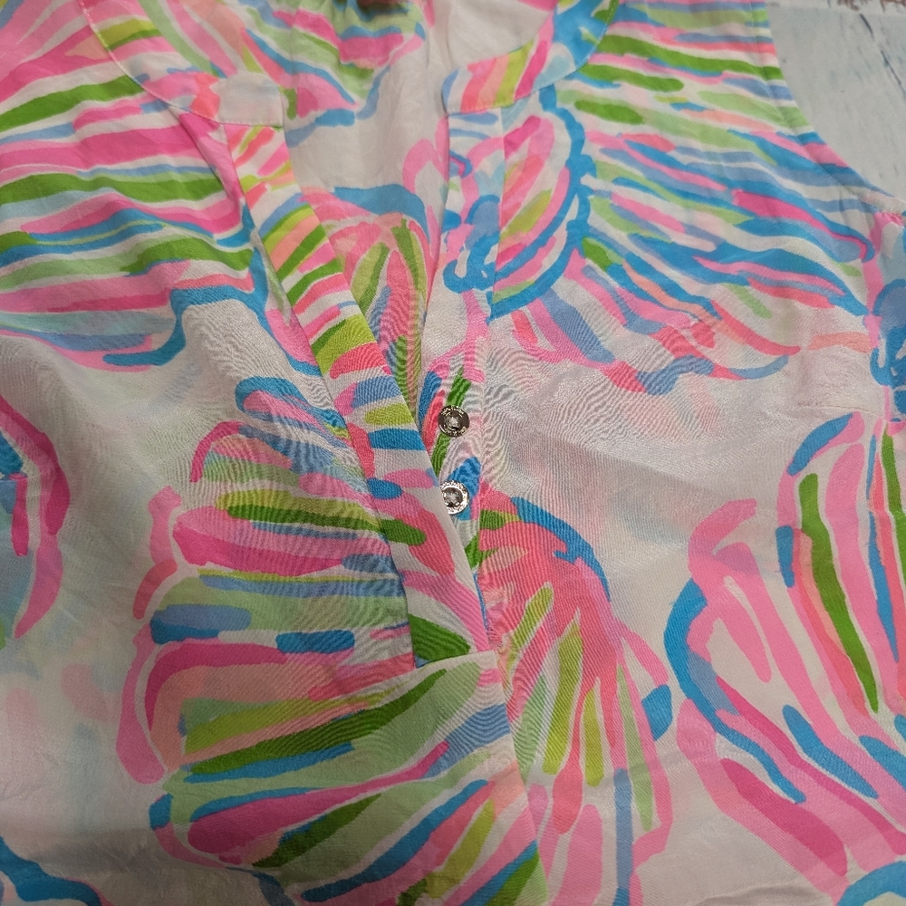 Lilly Pulitzer Sill Sleeveless Blouse - Picture 2 of 8